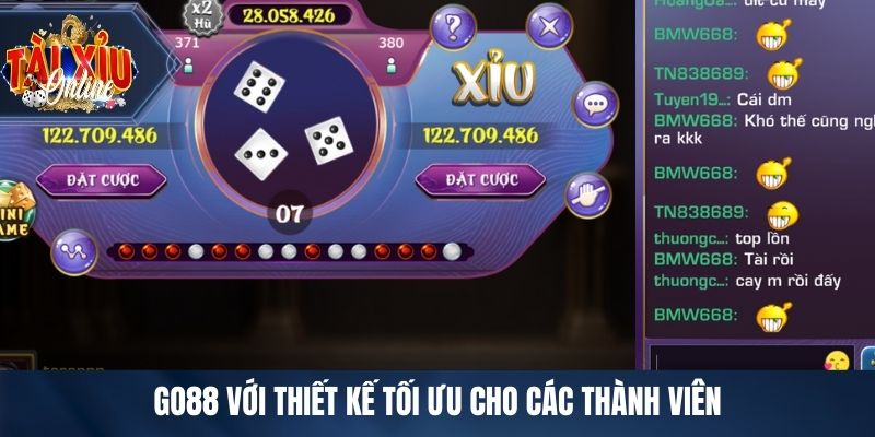 GO88 với thiết kế tối ưu cho các thành viên